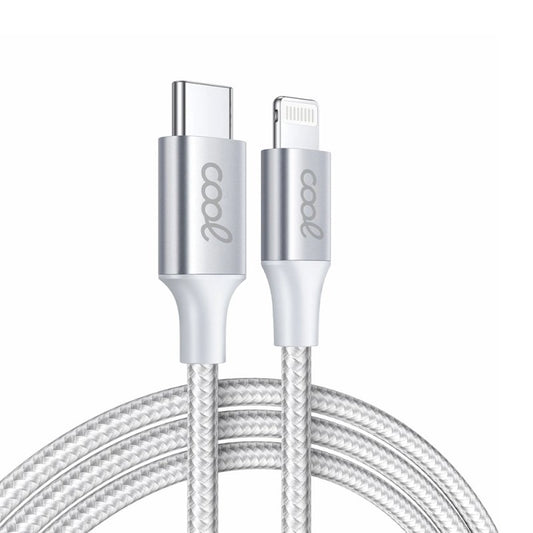 Cable USB COOL Nylon Universal Tipo C a Lightning (1.2 metros)