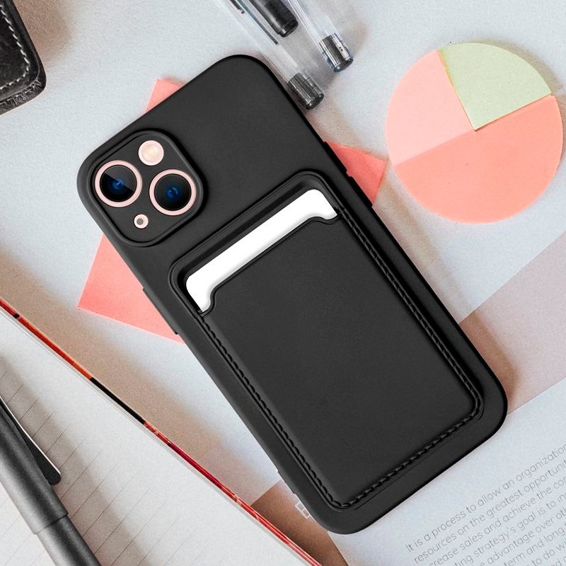 Carcasa COOL para iPhone 15 Pro Card Negro