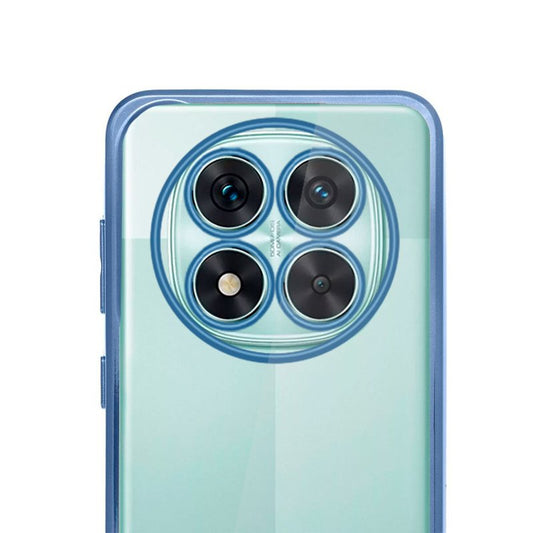 Carcasa COOL para Xiaomi Redmi Note 14 Pro 5G / Note 14 Pro Plus 5G / Poco X7 Borde Metalizado (Azul)