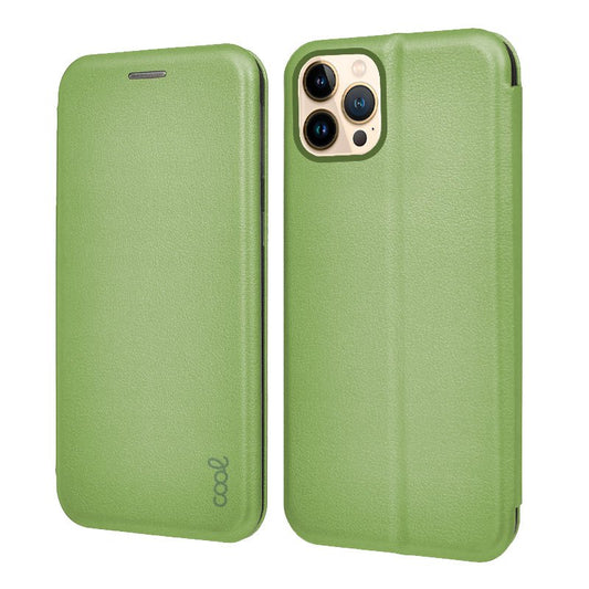 Funda COOL Flip Cover para iPhone 13 Pro Max Elegance Pistacho