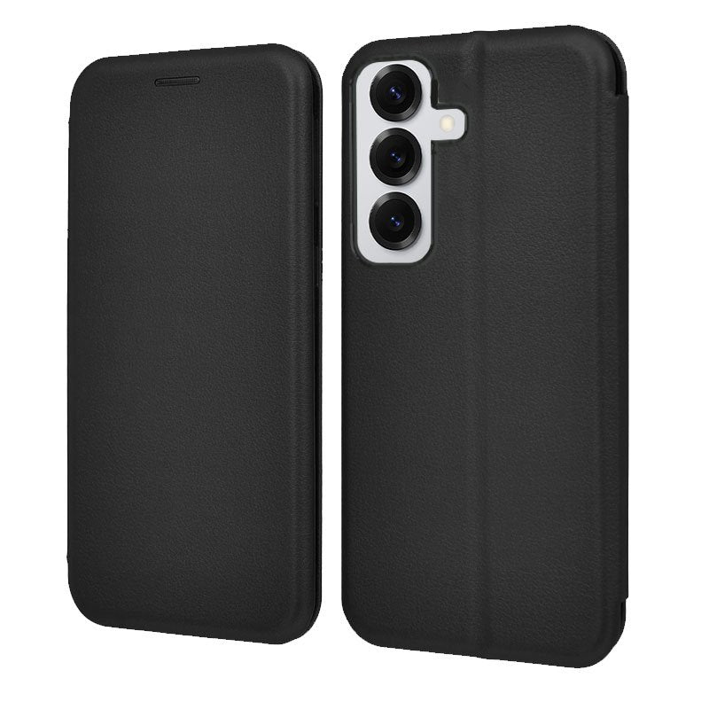 Funda COOL Flip Cover para Samsung S921 Galaxy S24 / S25 Elegance Negro