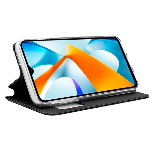 Funda COOL Flip Cover para Xiaomi Poco C40 Liso Negro