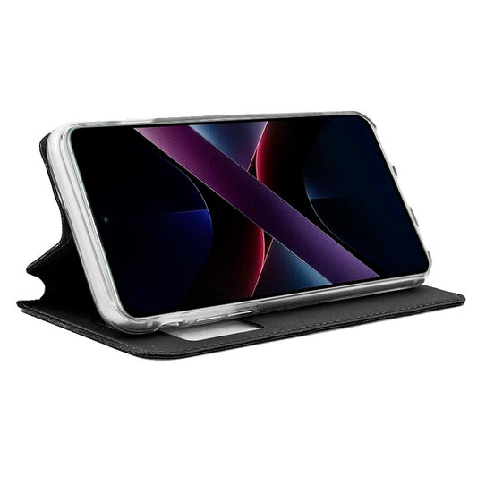 Funda COOL Flip Cover para Xiaomi Poco X7 Pro 5G Liso Negro