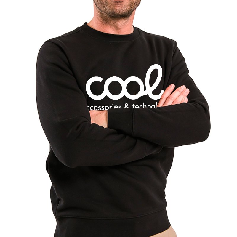 Textil Sudadera Cool Accesorios Talla L (Unisex) Negro