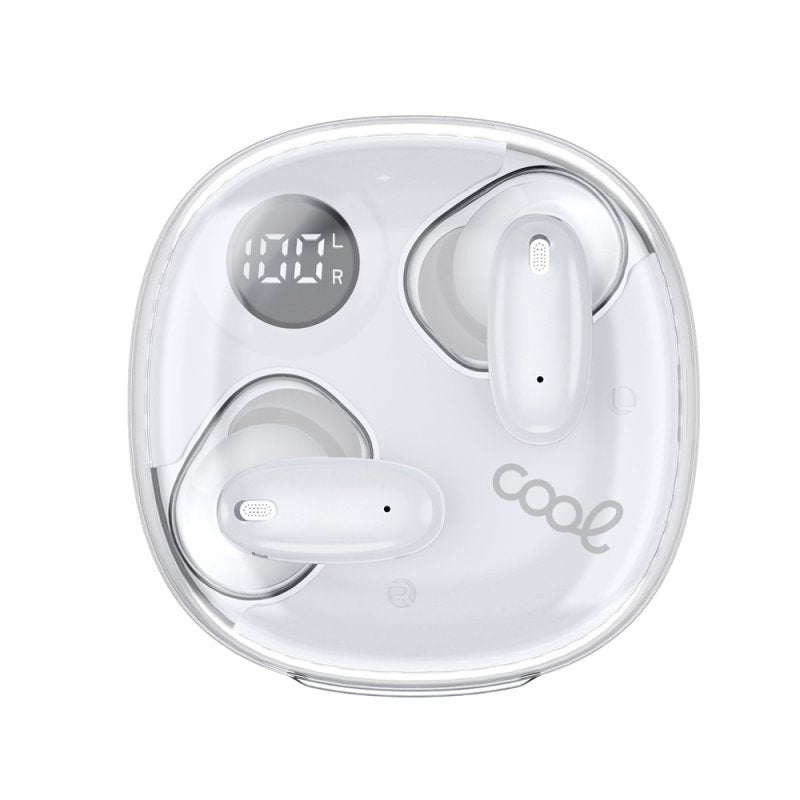 Auriculares Stereo Bluetooth Dual Earbuds COOL Fun Blanco