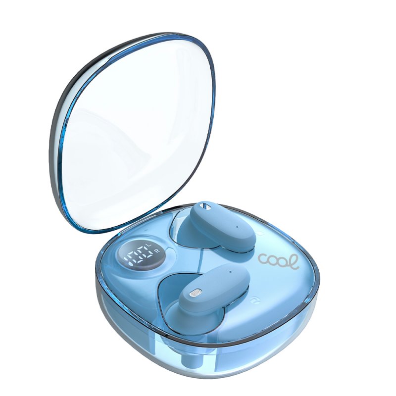 Auriculares Stereo Bluetooth Dual Earbuds COOL Fun Celeste