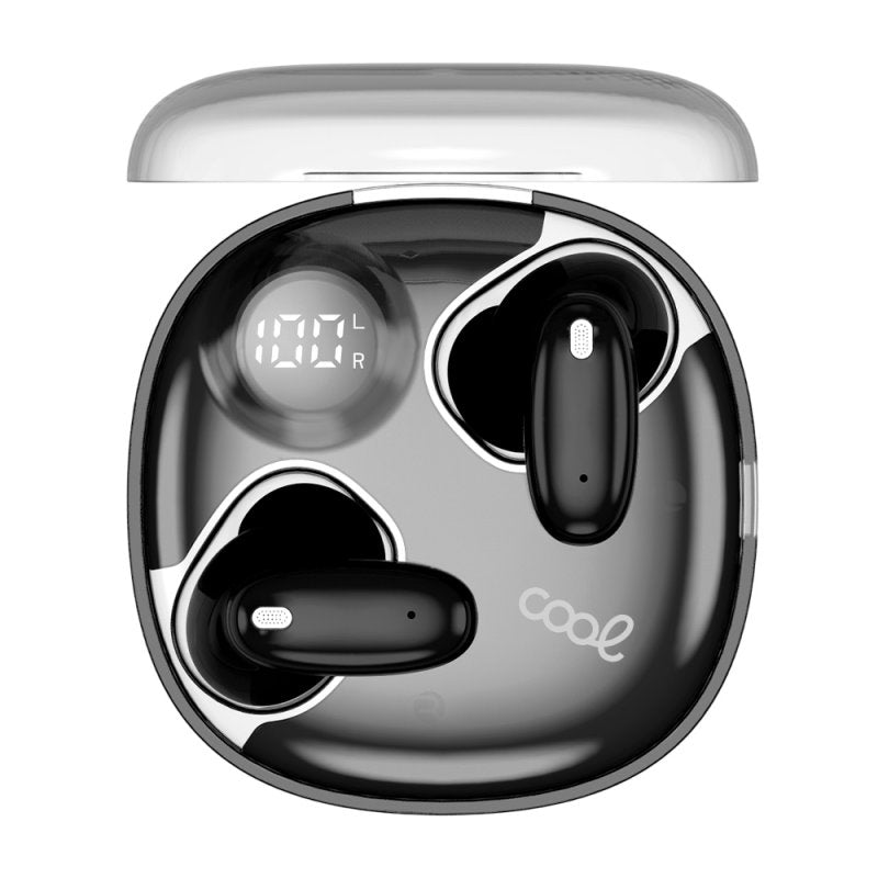 Auriculares Stereo Bluetooth Dual Earbuds COOL Fun Negro