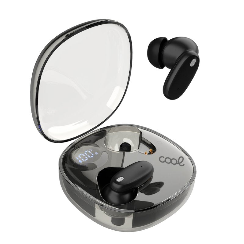 Auriculares Stereo Bluetooth Dual Earbuds COOL Fun Negro