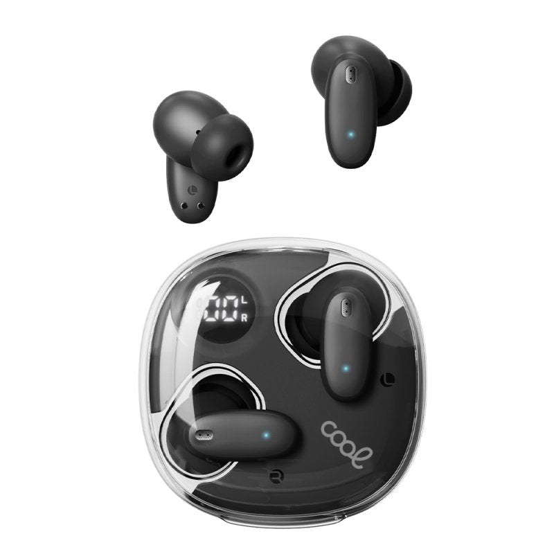 Auriculares Stereo Bluetooth Dual Earbuds COOL Fun Negro