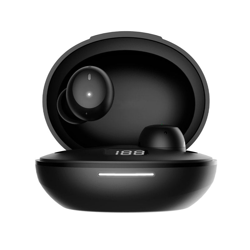 Auriculares Stereo Bluetooth Earbuds ANC COOL Pocket Negro