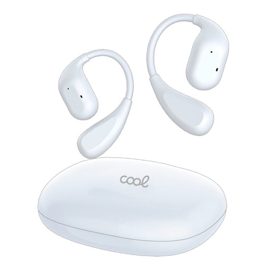 Auriculares Stereo Bluetooth Earbuds COOL Moon (Oído Libre) Blanco