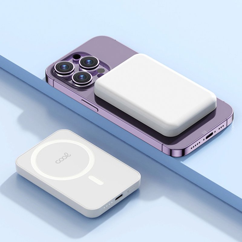 Bateria Externa Universal Power Bank 10.000 mAh Magnética COOL Blanco