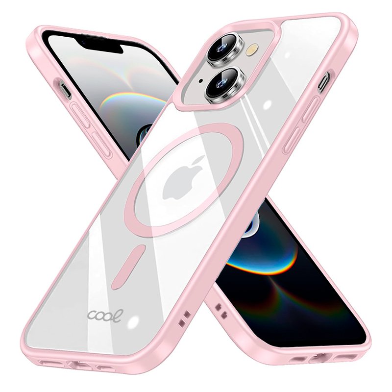 Carcasa COOL para iPhone 16e Magnética Borde Rosa