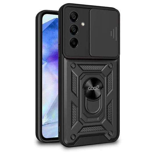 Carcasa COOL para Samsung A556 Galaxy A55 5G Hard Ring Negro