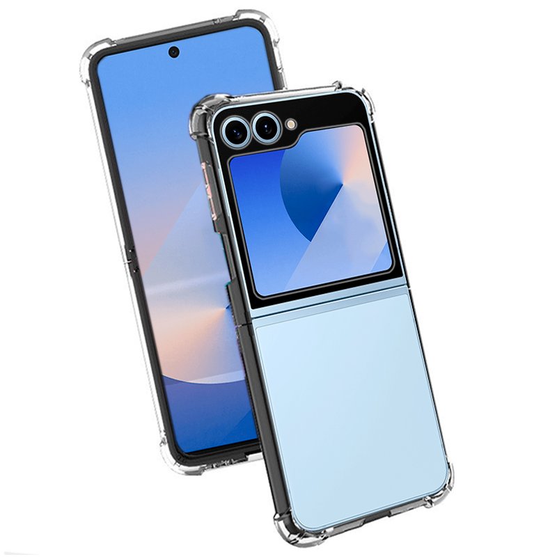 Carcasa COOL para Samsung F741 Galaxy Z Flip 6 / Z Flip 7 FE AntiShock Transparente