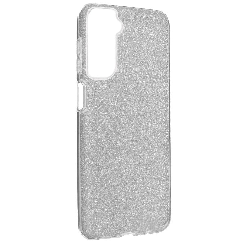 Carcasa COOL para Samsung G990B Galaxy S21 FE Glitter Plata