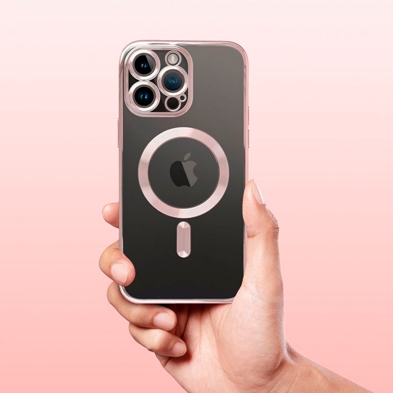 Carcasa COOL para Samsung S731 Galaxy S25 FE Magnética Borde Rosa