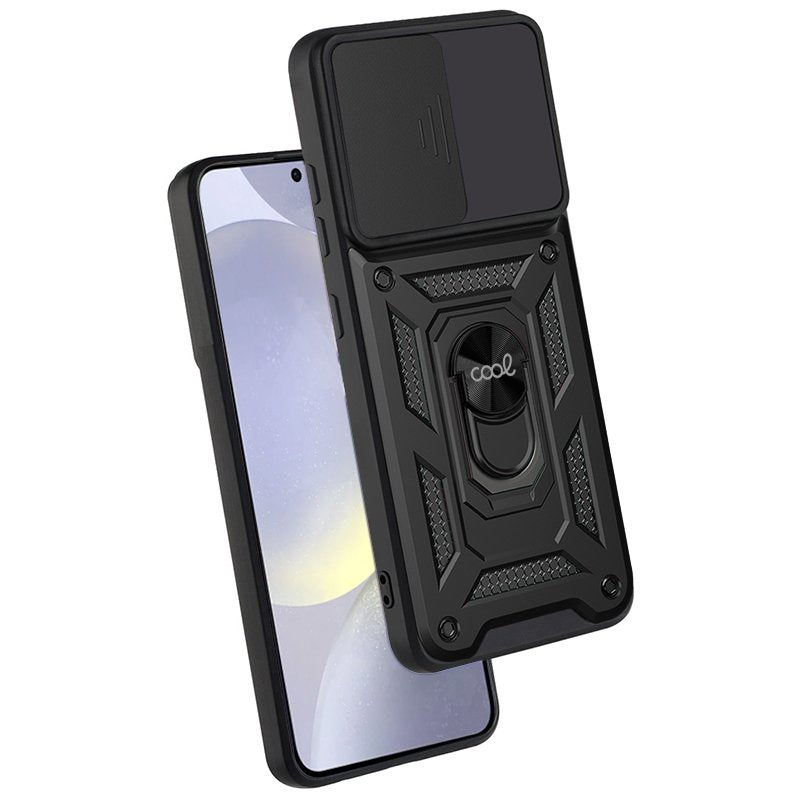 Carcasa COOL para Samsung S921 Galaxy S24 / S25 Hard Ring Negro