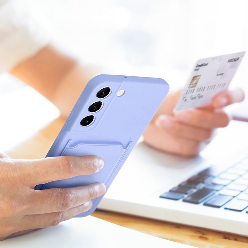 Carcasa COOL para Samsung S928 Galaxy S24 Ultra Card Violeta