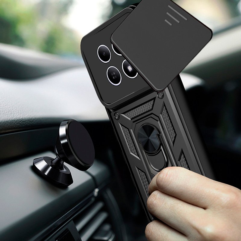 Carcasa COOL para Xiaomi Redmi Note 15 Pro Plus / Poco M8 Pro Hard Ring Negro