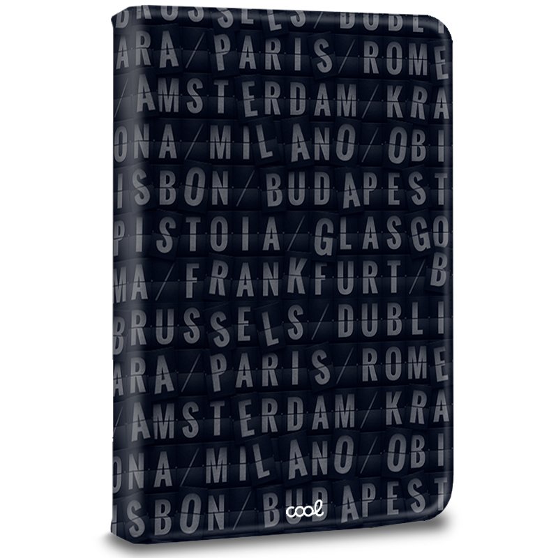 Funda COOL Ebook Tablet Universal 9.7 - 11 Pulgadas Dibujos Cities (Cuadrada)
