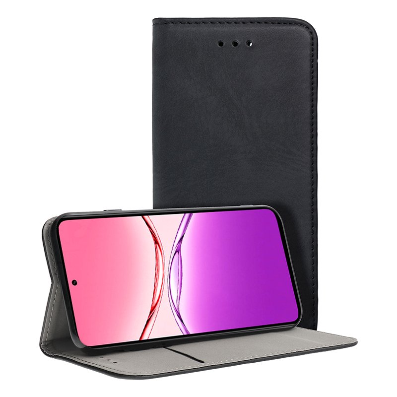 Funda COOL Flip Cover para Oppo A5 4G / A5 5G / A5m Liso Negro