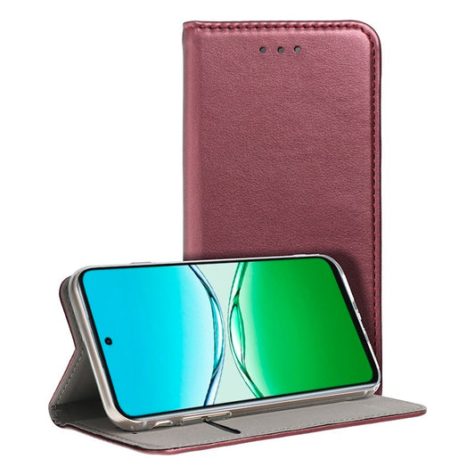 Funda COOL Flip Cover para Oppo A5 Pro / A5 Pro 5G Liso Burgundy