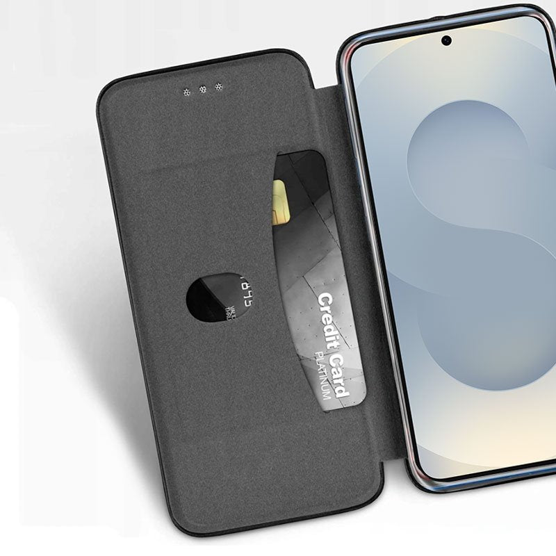 Funda COOL Flip Cover para Samsung S921 Galaxy S24 / S25 Elegance Negro