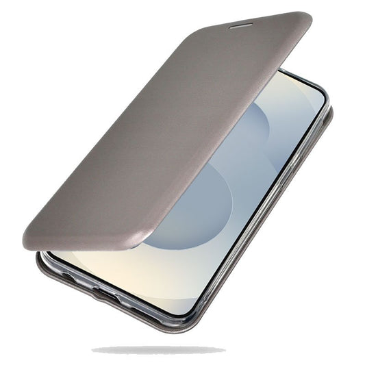 Funda COOL Flip Cover para Samsung S921 Galaxy S24 / S25 Elegance Plata