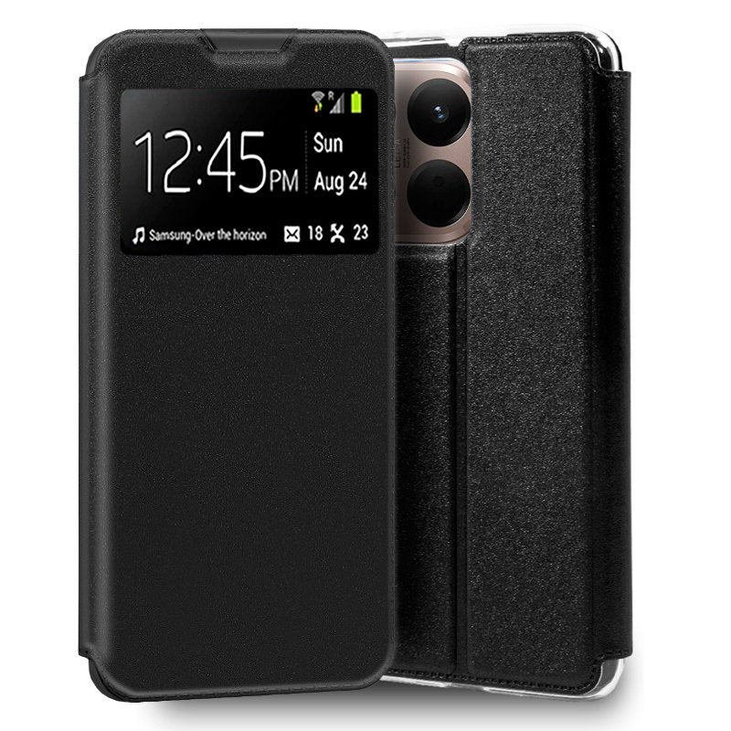 Funda COOL Flip Cover para Xiaomi 15T Pro Liso Negro