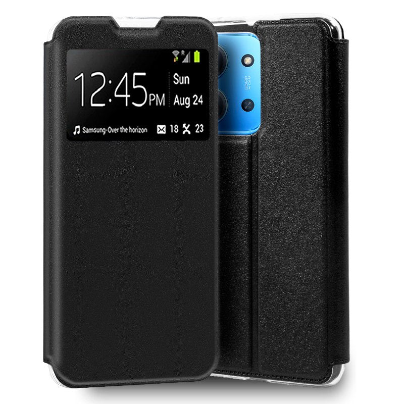 Funda COOL Flip Cover para Xiaomi Redmi 15C / 15C 5G / Poco C85 Liso Negro