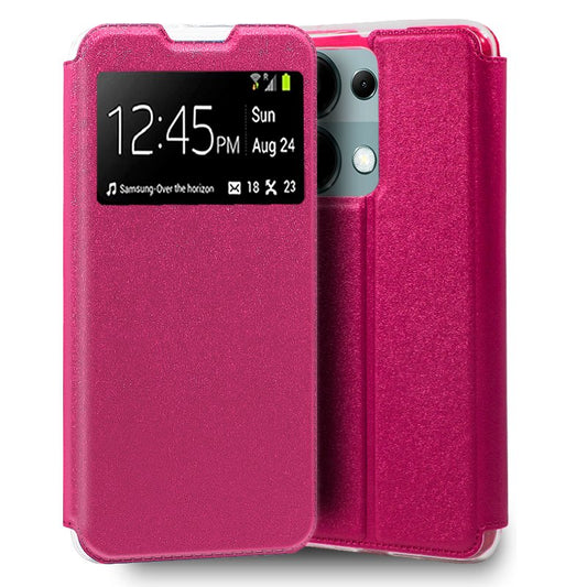 Funda COOL Flip Cover para Xiaomi Redmi Note 13 Pro / Note 14S / Poco M6 Pro Liso Rosa