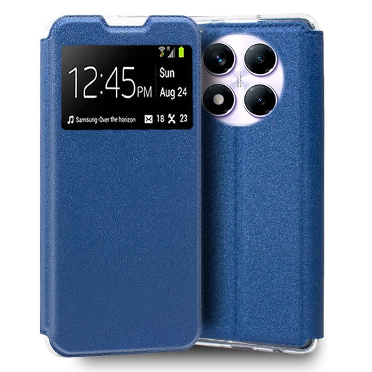 Funda COOL Flip Cover para Xiaomi Redmi Note 14 Pro Liso Azul
