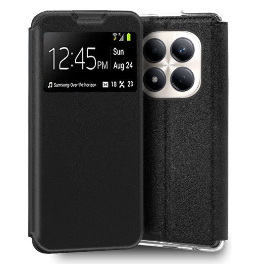 Funda COOL Flip Cover para Xiaomi Redmi Note 15 Pro 5G Liso Negro