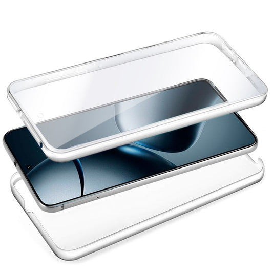 Funda COOL Silicona 3D para Xiaomi 14T (Transparente Frontal + Trasera)