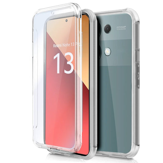 Funda COOL Silicona 3D para Xiaomi Redmi Note 13 Pro / Note 14S / Poco M6 Pro (Transparente Frontal + Trasera)