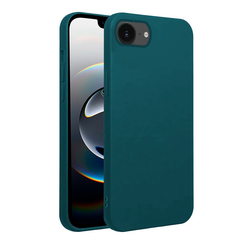 Funda COOL Silicona para iPhone 16e (Verde)