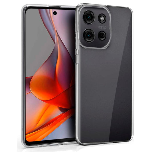 Funda COOL Silicona para Motorola Moto G75 5G (Transparente)