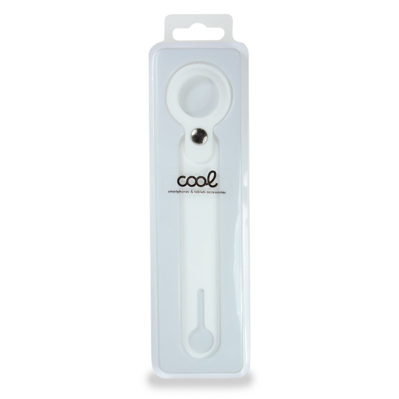 Loop Funda COOL Compatible con AirTag Silicona Blanco