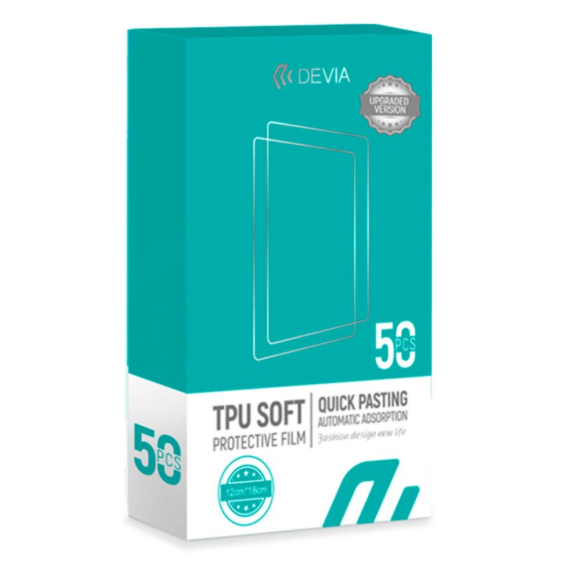 Protector Hidrogel Devia 0.15mm Universal (Pack 50 uds)