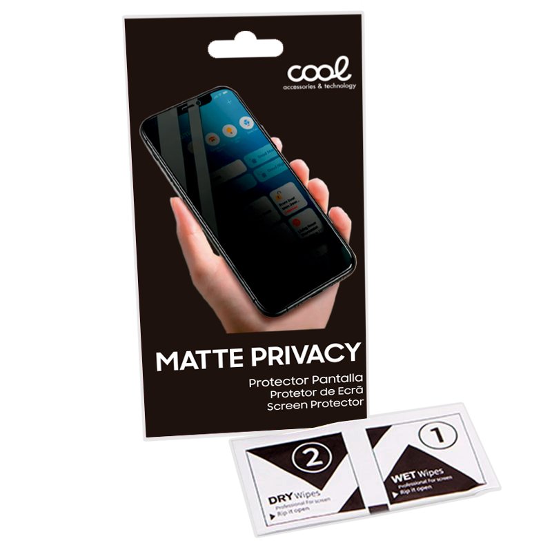 Protector Pantalla Matte Privacy COOL para iPhone 17 Pro