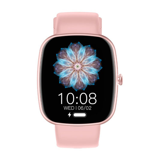 Smartwatch COOL Border Silicona Rosa (Llamadas, Salud, Deporte)