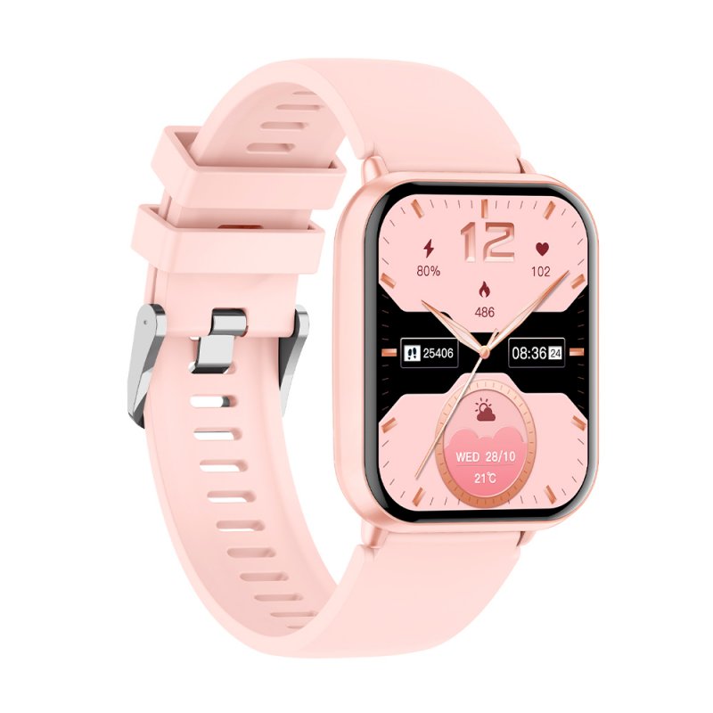 Smartwatch COOL Cascais Silicona Rosa (Llamadas, Salud, Deporte)