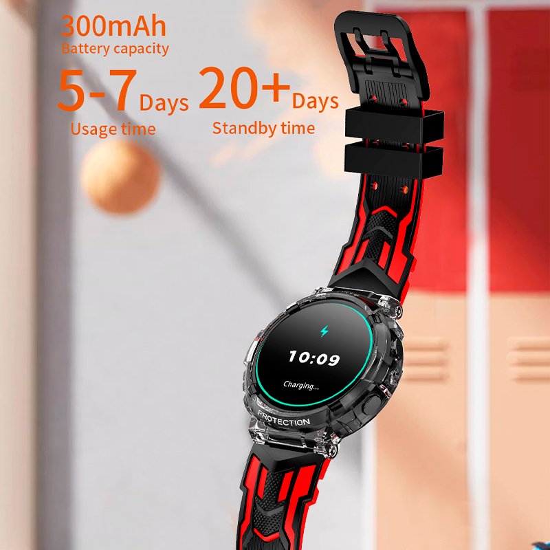 Smartwatch COOL Clever Silicona Negro (Llamadas, Salud, Deporte)