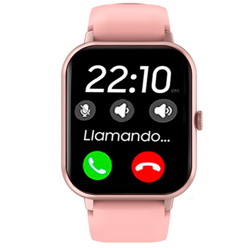 Smartwatch COOL Forest Silicona Rosa (Llamadas, Salud, Deporte)
