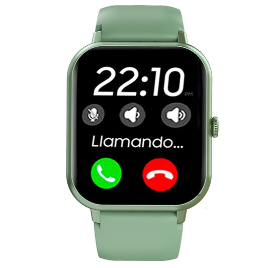 Smartwatch COOL Forest Silicona Verde (Llamadas, Salud, Deporte)
