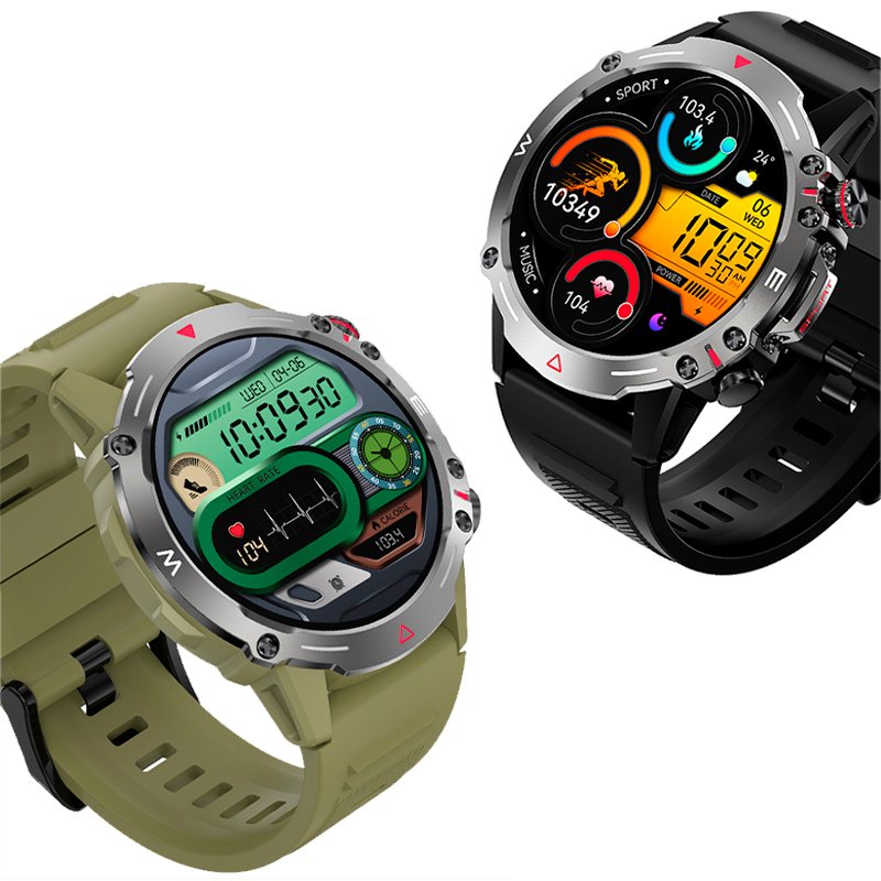 Smartwatch Pantalla Amoled COOL Adventure Silicona Gris (Llamadas, Salud...)