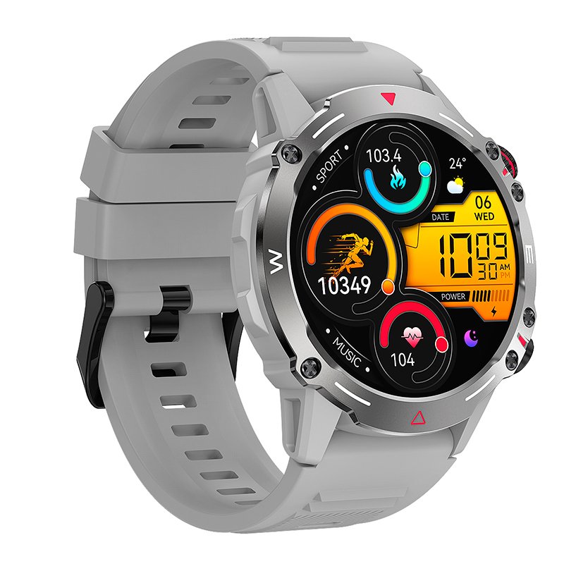 Smartwatch Pantalla Amoled COOL Adventure Silicona Gris (Llamadas, Salud...)