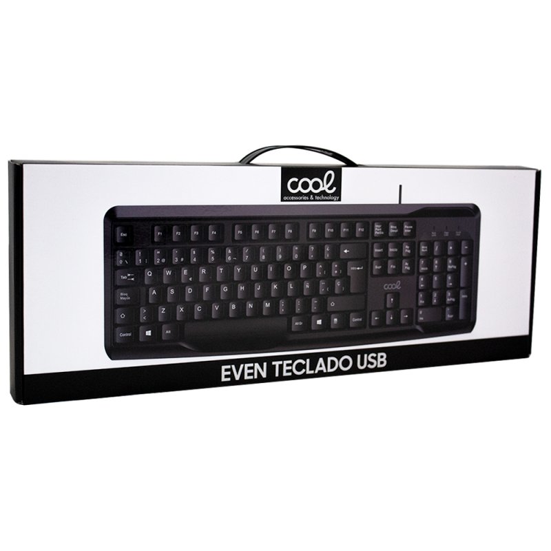 Teclado Office Cable USB PC COOL Even (Español)