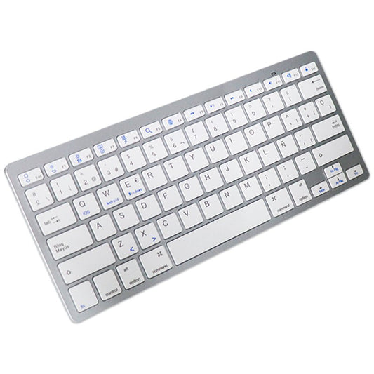 Teclado Slim Bluetooth PC / Tablet COOL Blanco (Español)